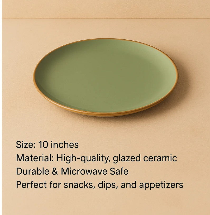 Studio Pottery Dinner Platter 10 Inch